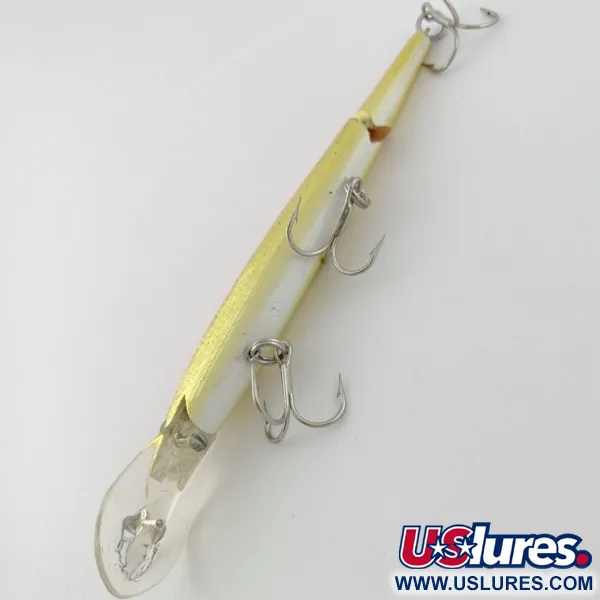 Rebel Fastrac F12 Jointed, 12,5g Goud/Oranje, Drijvende Plug #23952