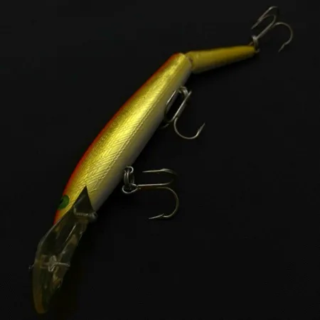 Rebel Fastrac F12 Jointed, 12,5g Goud/Oranje, Drijvende Plug #23952