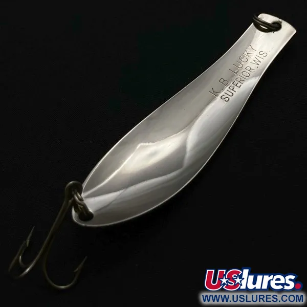 K-B Bait K-B Spoon Lucky Superior, Nikkel, 17g, Lepel #23976