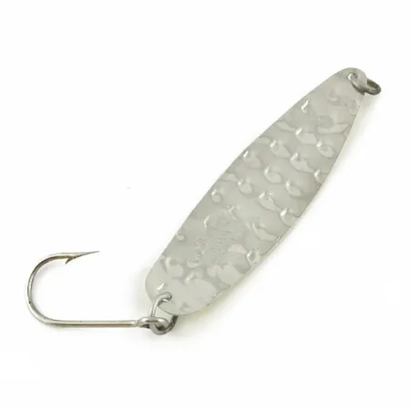 Luhr Jensen Flutter Spoon 35, 7g Zilver Geel, Lepel #23981
