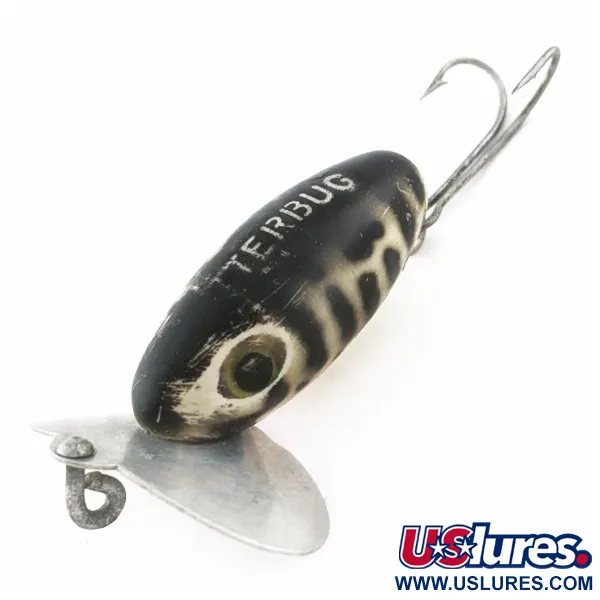 Fred Arbogast Jitterbug, 4g, Zwart Gespikkeld, Topwater Kunstaas #23993