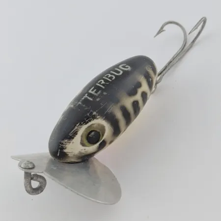 Fred Arbogast Jitterbug, 4g, Zwart Gespikkeld, Topwater Kunstaas #23993