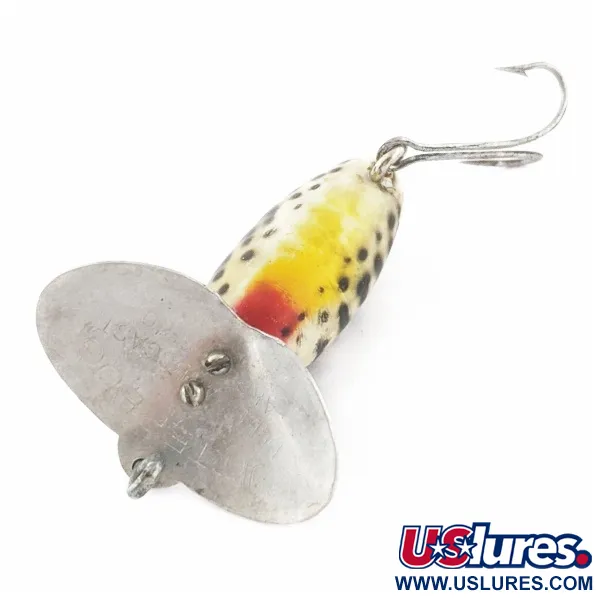 Fred Arbogast Jitterbug, 4g, Zwart Gespikkeld, Topwater Kunstaas #23993