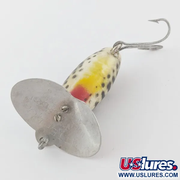 Fred Arbogast Jitterbug, 4g, Zwart Gespikkeld, Topwater Kunstaas #23993