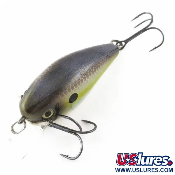 Strike King KVD 1.5 Silent, Olive Sexy Shad 12g, Squarebill Crankbait #23995