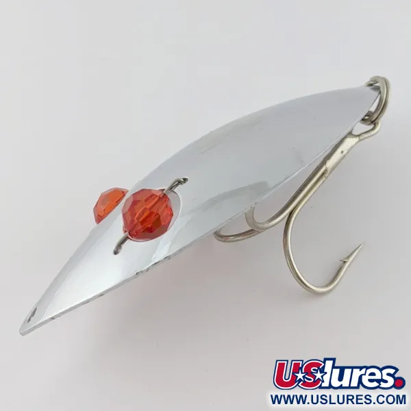 Herter's Glass Eye Spoon, 60g, nikkel/rode ogen, lepel #24036