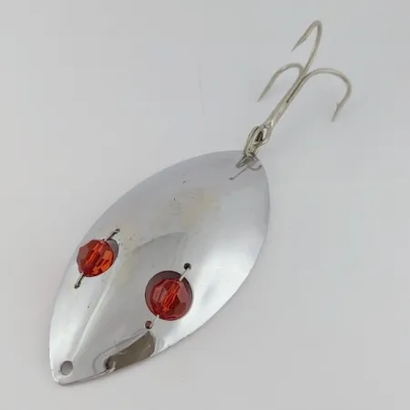 Herter's Glass Eye Spoon, 60g, nikkel/rode ogen, lepel #24036