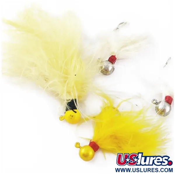 Creme Jigs, Geel & Wit, 3.5g, Mini Jigs #24038
