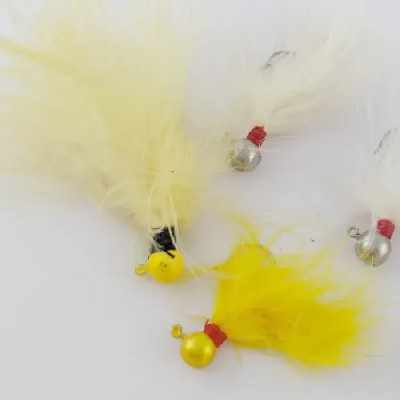 Creme Jigs, Geel & Wit, 3.5g, Mini Jigs #24038
