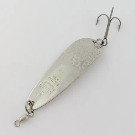Miller Flutter Spin 3 Lepel, Zilver, 1/2oz, Gehamerd, #24041