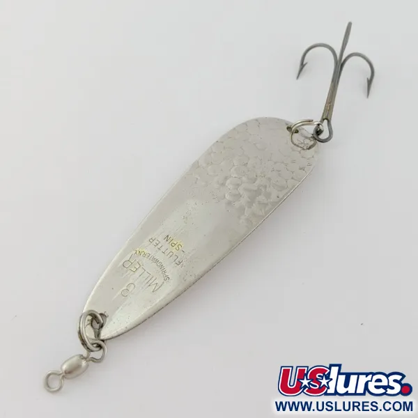 Miller Flutter Spin 3, 14g Zilver, Lepel #24041
