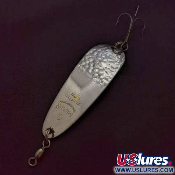 Miller Flutter Spin 3, 14g Zilver, Lepel #24041