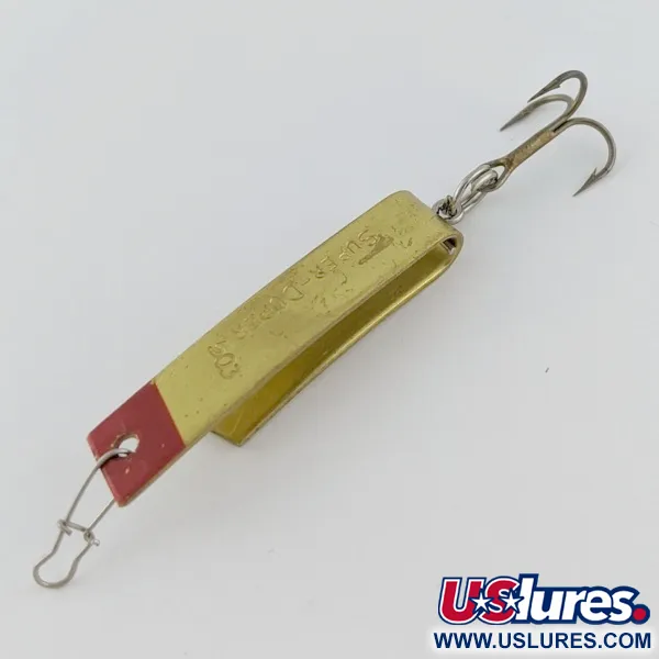 Luhr Jensen Super-Duper 503, 4,3g, zwart/goud/rood, Lepel #24052