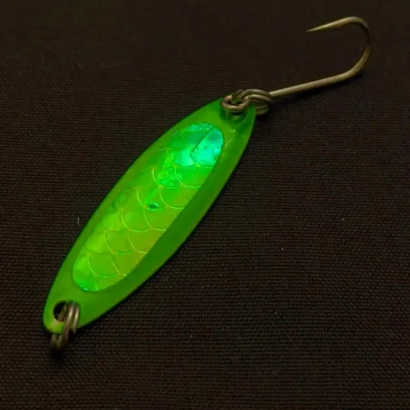 Luhr Jensen Needlefish 1, 2g Groen, Lepel #24078
