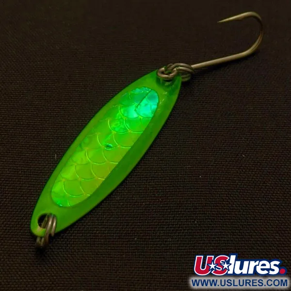 Luhr Jensen Needlefish 1, 2g Groen, Lepel #24078