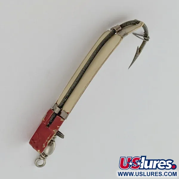 South Bend Trix-Oreno, wit/rood, 2g, Vlieghengel Kunstaas #24087