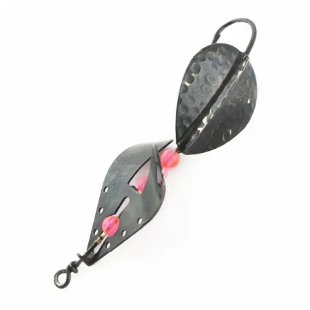 Lindy Skitter-Buzz Weedless, 10g, Rood/Zwart, Oppervlaktelure #24093