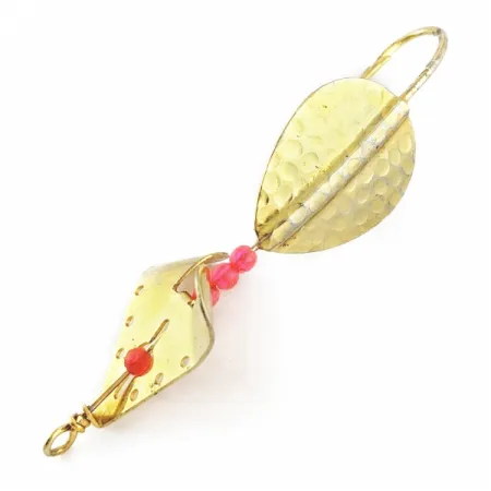 Lindy / Little Joe Skitter-Buzz Weedless, 7g, rood/goud, Lepel #24094