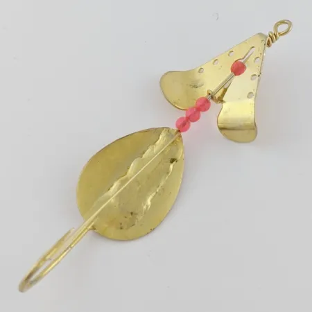 Lindy / Little Joe Skitter-Buzz Weedless, 7g, rood/goud, Lepel #24094