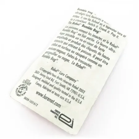 Rebel Bumble Bug, 3g, Bumble Bug, Plug #24098