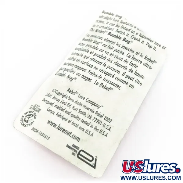 Rebel Bumble Bug, 3g, Bumble Bug, Plug #24098