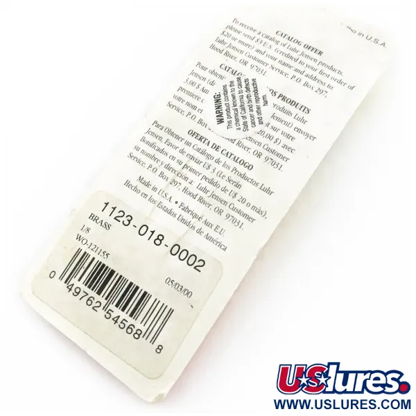 Luhr Jensen Lil' Kroc (Krocodile Stubby), Goud, 4.5g, Lepel #24100