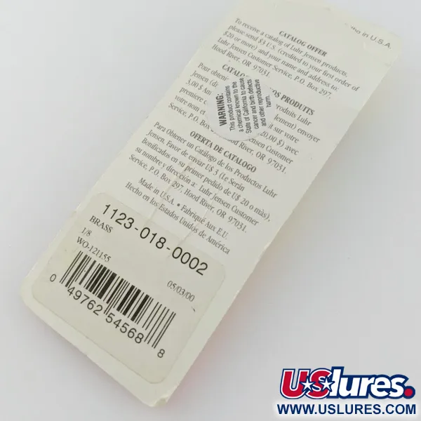 Luhr Jensen Lil' Kroc (Krocodile Stubby), Goud, 4.5g, Lepel #24100