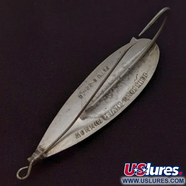 Johnson Silver Minnow Weedless, Zilver, 12g, Lepel #24129