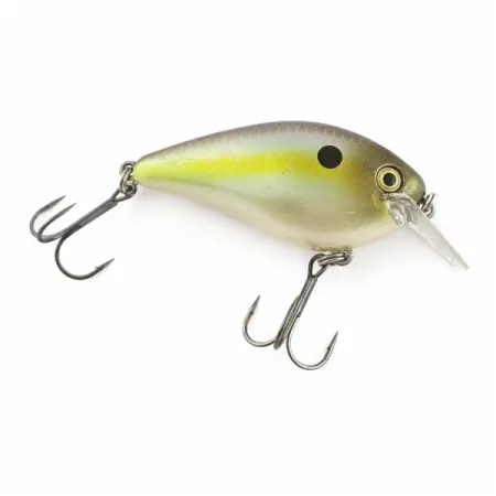 Strike King KVD 1.5, 12g, Olive Sexy Shad, Silent Squarebill Crankbait #24145