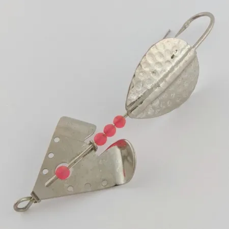 Lindy Skitter-Buzz Weedless, 7g, Rood/Nikkel, Lepel #24146