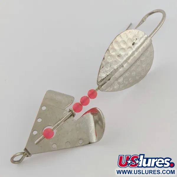 Lindy Skitter-Buzz Weedless, 7g, Rood/Nikkel, Lepel #24146