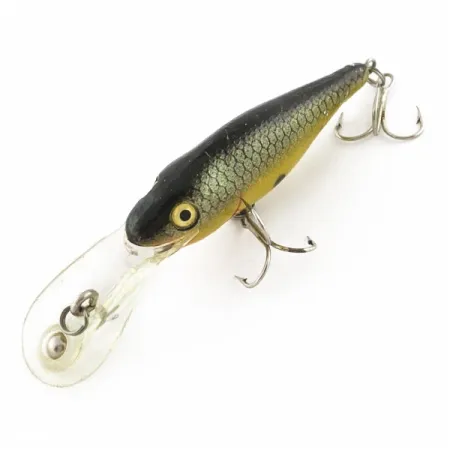 Rebel Double Deep Shad, 5g, Bruin/Geel, Dieplopende Plug #24155