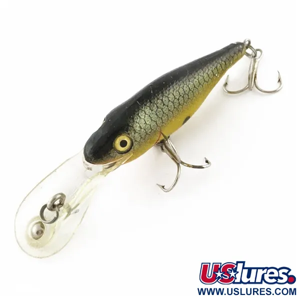 Rebel Double Deep Shad, 5g, Bruin/Geel, Dieplopende Plug #24155
