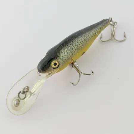 Rebel Double Deep Shad, 5g, Bruin/Geel, Dieplopende Plug #24155