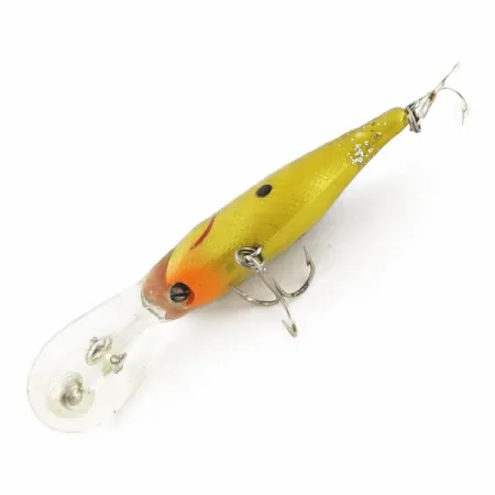 Rebel Double Deep Shad, 5g, Bruin/Geel, Dieplopende Plug #24155