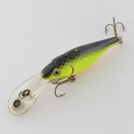 Rebel Double Deep Shad, Chartreuse, 5g, Diepduikende Plug #24156