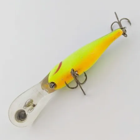 Rebel Double Deep Shad, Chartreuse, 5g, Diepduikende Plug #24156