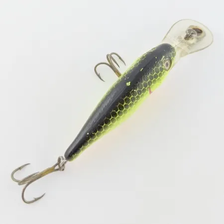 Rebel Double Deep Shad, Chartreuse, 5g, Diepduikende Plug #24156