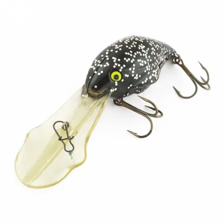 Luhr Jensen Hot Lips Express, Black Glitter, Dieplopende Crankbait #24157