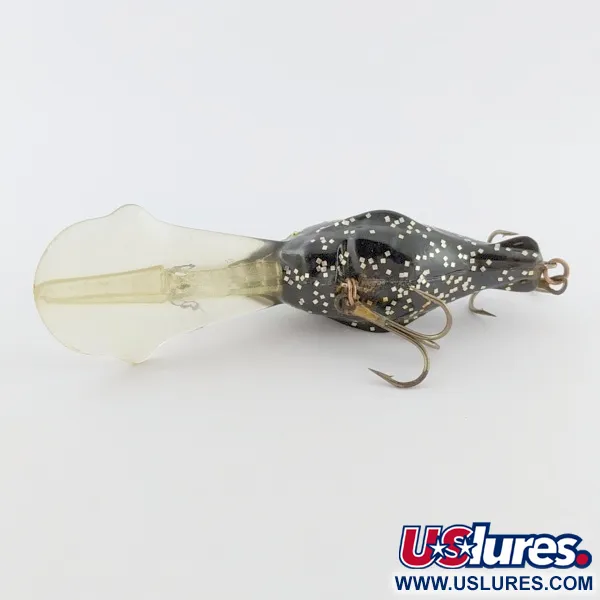 Luhr Jensen Hot Lips Express, Black Glitter, Dieplopende Crankbait #24157