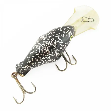 Luhr Jensen Hot Lips Express, Black Glitter, Dieplopende Crankbait #24157