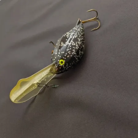 Luhr Jensen Hot Lips Express, Black Glitter, Dieplopende Crankbait #24157