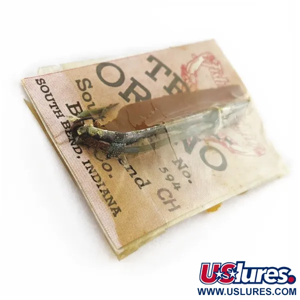 South Bend Trix-Oreno 594, zilver/rood, 2g, vliegvislepel #24177