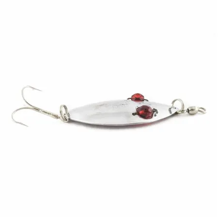 Hofschneider Red Eye Wiggler, 25g, Nikkel/Rood, Lepel #24196