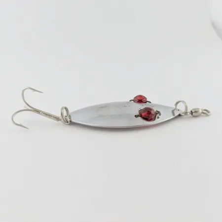 Hofschneider Red Eye Wiggler, 25g, Nikkel/Rood, Lepel #24196