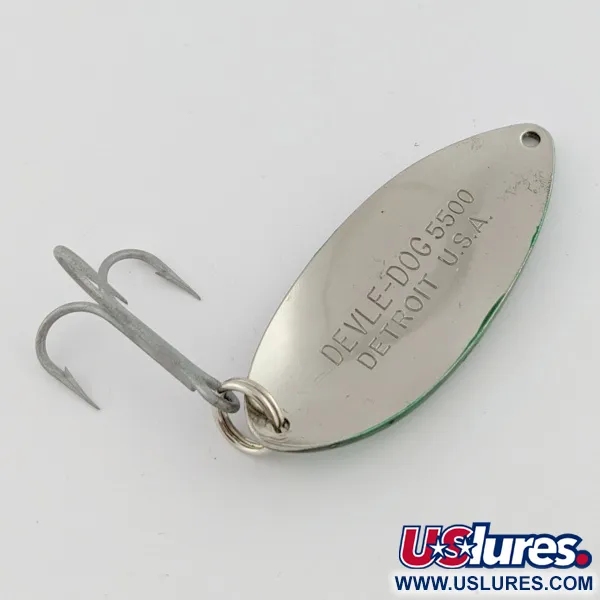 Dardevle Devle Dog, 21g, Nikkel/Groen, Lepel #24199