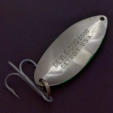 Dardevle Devle Dog, 21g, Nikkel/Groen, Lepel #24199