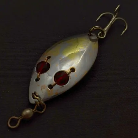 Hofschneider Red Eye Junior, 6,5g zilver/messing/rode ogen, Lepel #24210