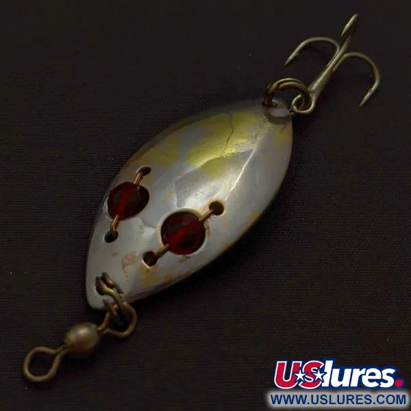 Hofschneider Red Eye Junior, 6,5g zilver/messing/rode ogen, Lepel #24210