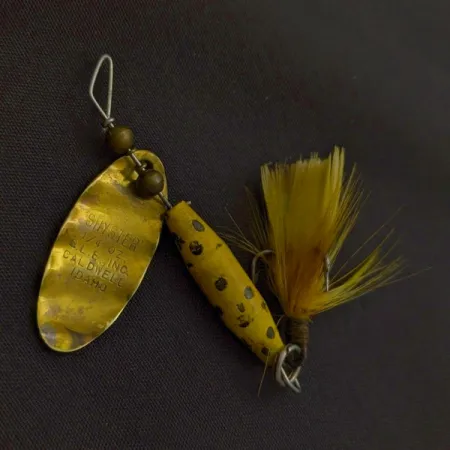 Glen Evans Shyster, 7g geel/goud, spinner #24227